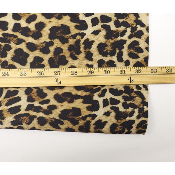 Anthropologie Dhruv Women's Leopard Print Mini Dress Sz M - Picture 5 of 11